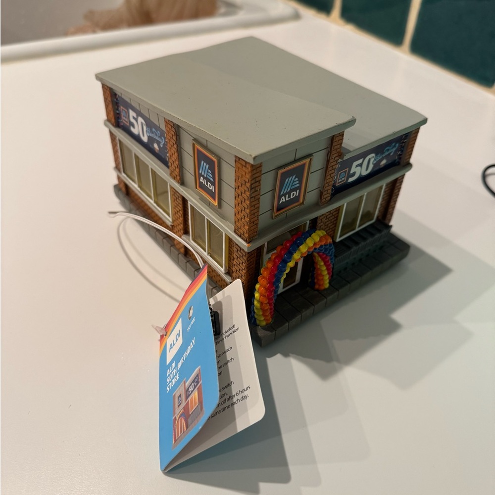 ALDI Limited Edition 50th Anniversary Store Model, 1976-2026 Light - Up New